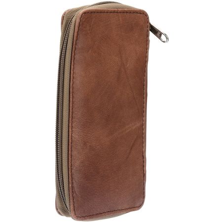 Tan twist 100%Genuine Leather Beige Bank Locker Key pou...