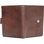 Button Napa Brown Card Holder Brown